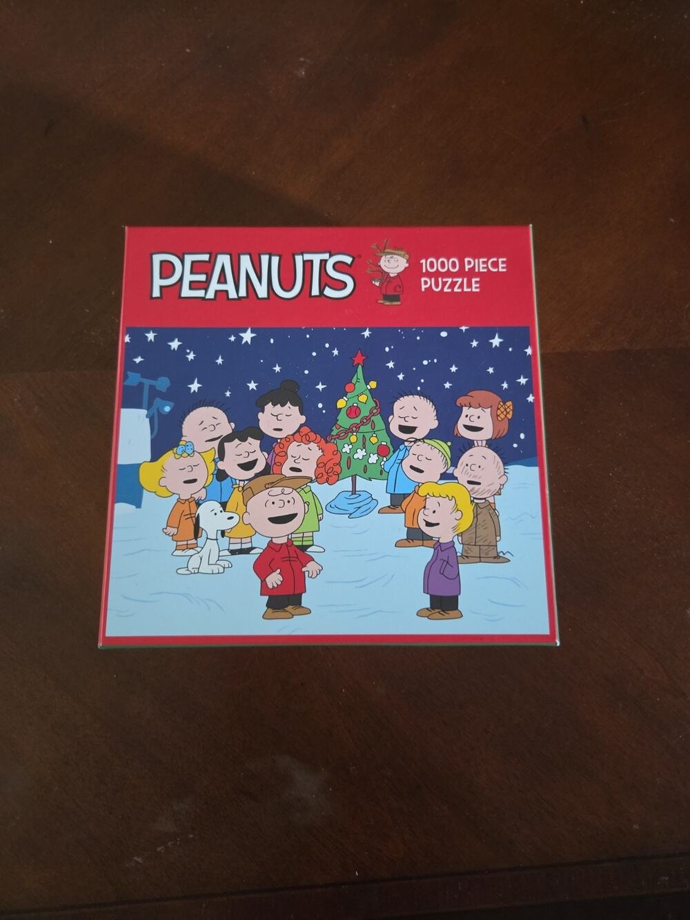 Peanuts 1000 Piece Puzzle Charlie Brown Christmas w/Poster By Galison 27 x 20"